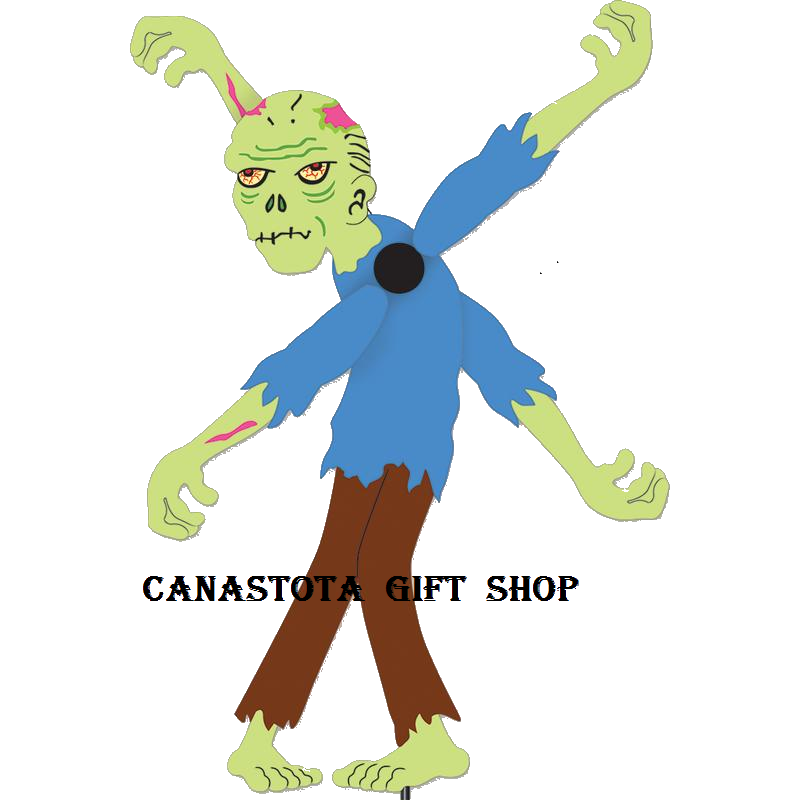 ​21811 Zombie: Whirligig Size: 10 in.  X 28 in.             diameter: 28 in. upc #630104218119