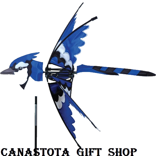 # 25001 : 25" Eastern Blue Jay   Bird Spinners upc# 630104250010