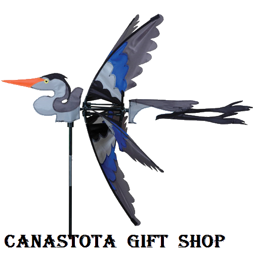 # 25004 : 30" Great Blue Heron   Bird Spinners upc# 630104250041