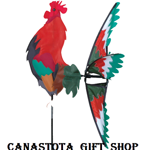 # 25011 : 26" Morning Rooster   Bird Spinners upc# 630104250119