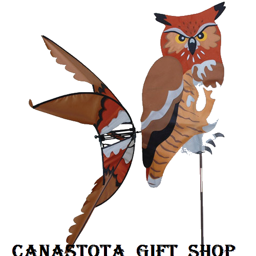 # 25367 : Great Horned Owl   Bird Spinners upc# 630104253677
