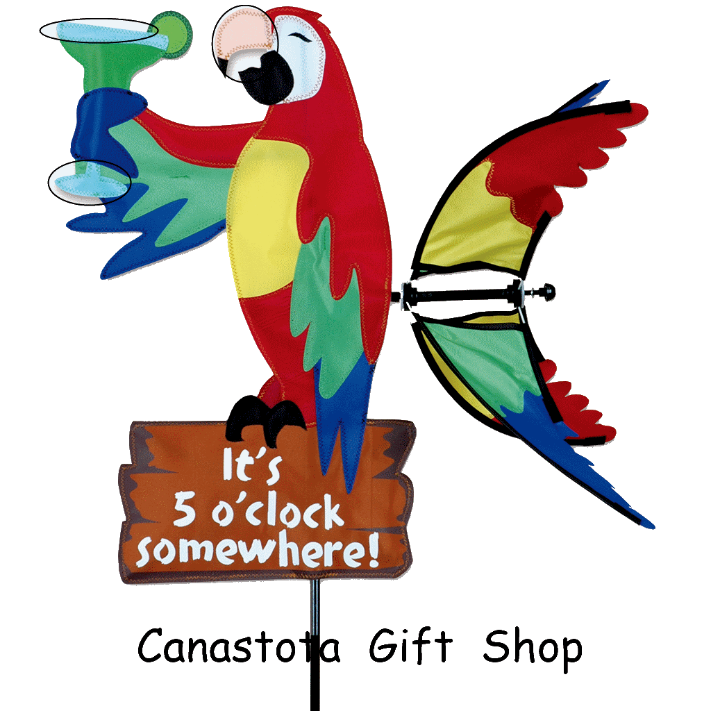 # 25681 : 20" Island Parrot   Party Animals   upc # 63010425681 20" By 20"