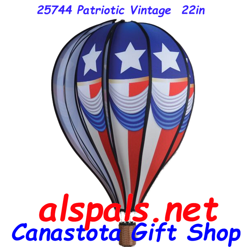 # 25778 : Patriotic   22" Hot Air Balloons  upc # 63010425778