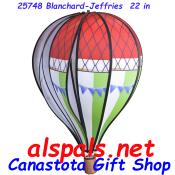 # 25748 : Blanchard/Jeffries  22" Hot Air Balloons  upc # 630104257484