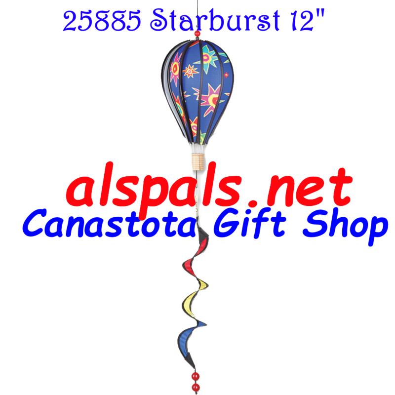 # 25884 : Splatters  Hot Air Balloon upc# 63010425849 12 inch diameter 20inch Twister Tail