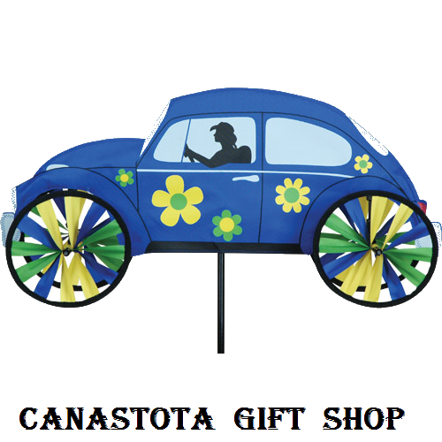 # 26832 : 22" Blue VW Hippie Mobile  Volkswagen Spinners  upc #  63010426832