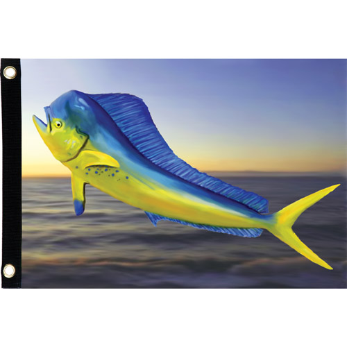 #55111:Dolphin Fish:Seafarer Flag upc #630104551117