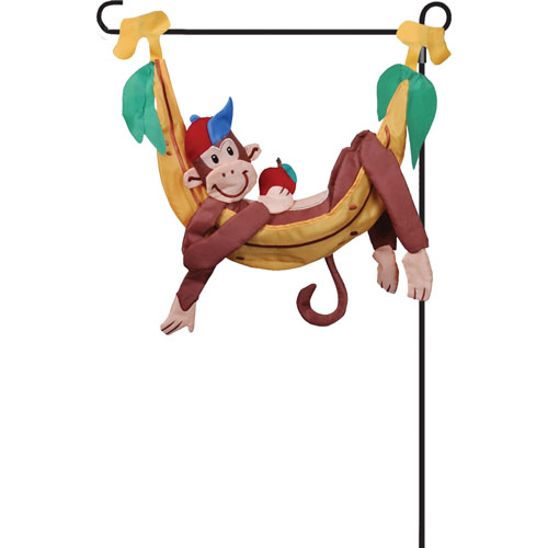 59147  Monkey in Banana Peel : Garden Charms   UPC# 630104591472