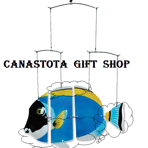 # 81206 : Powder Blue Surgeon Fish  Suspension Fish Mobiles  upc #  63010481206