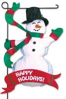 59126  Holiday Snowman 17" by 27" 630104591267