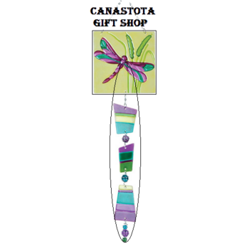 # 81123 : Dragonfly  Glass Sun Catchers  upc #  63010481123